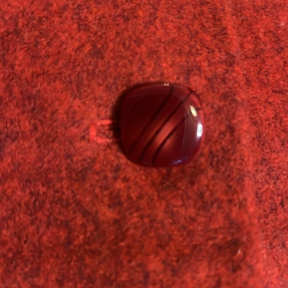 Adorable vintage red felt women’s skirt and blazer suit MINT est size 8 - Picture 6 of 16